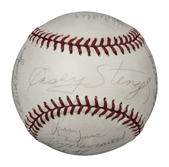 1962 New York Mets Team Signed Baseball With 24 Signatures Including Hodges & Stengel (PSA/DNA)
